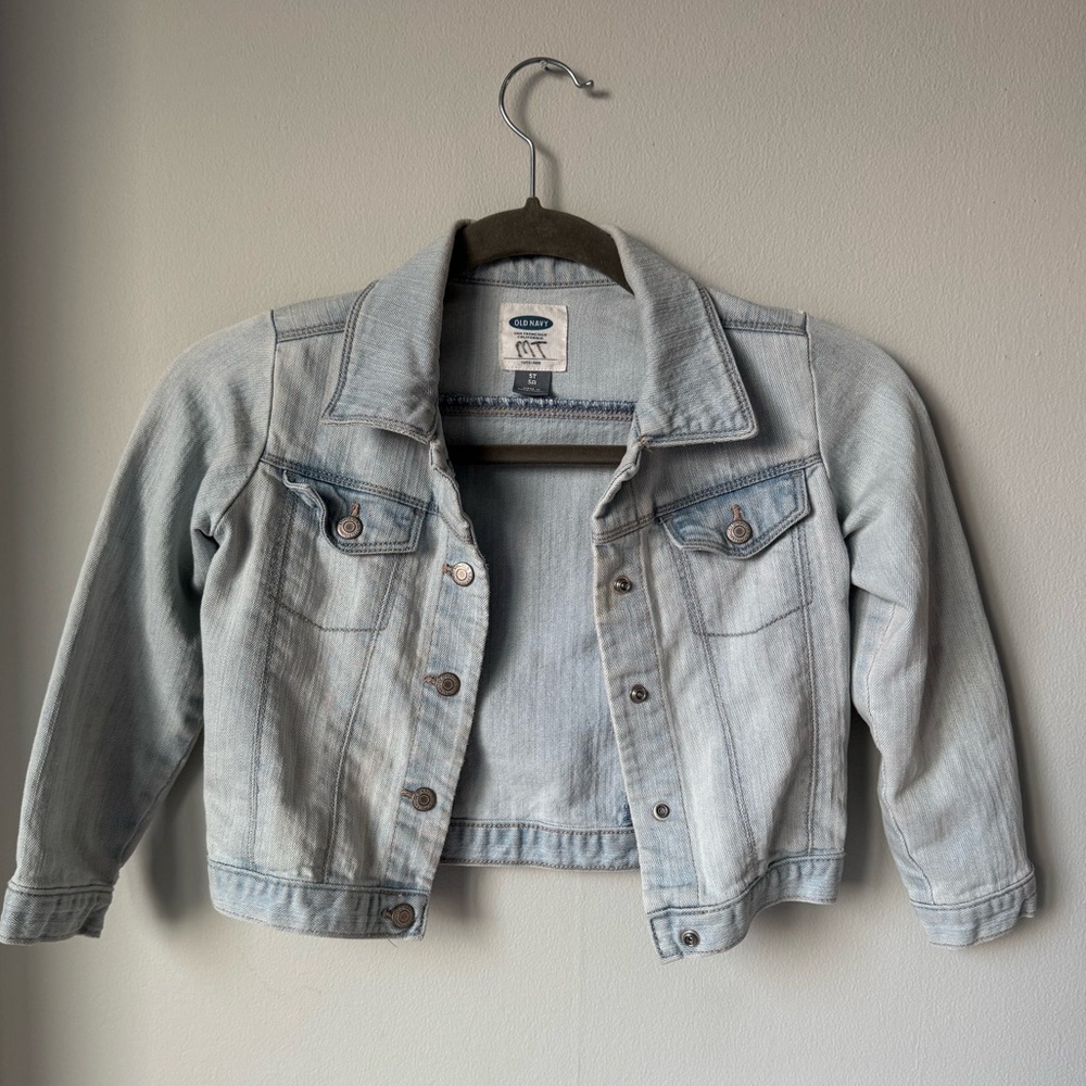 Old Navy Girls Light Blue Denim Jacket